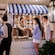 Two Guests picking up food from Palo Café aboard the Disney Adventure cruise ship
